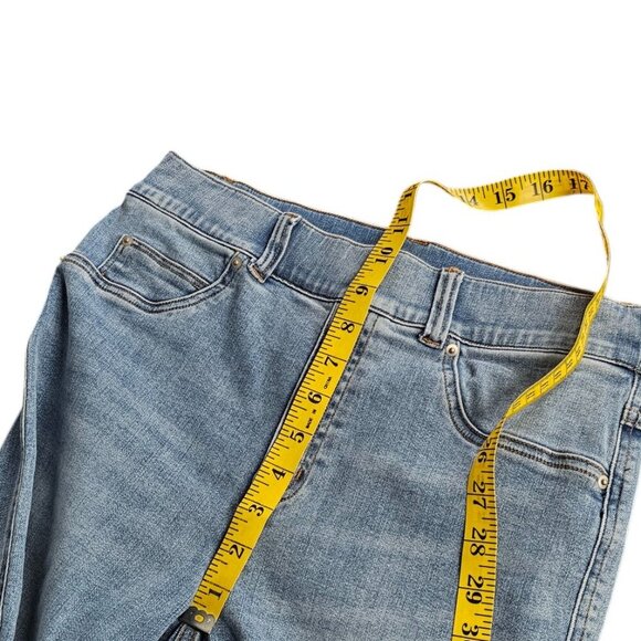 SPANX Womens Pull On Skinny Jeans, Shaping, Blue, Stretch, Size Medium - Picture 6 of 9